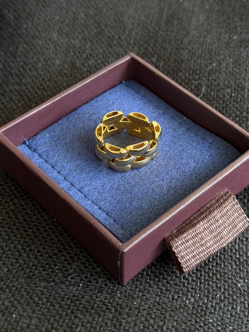 Monica Vinader Heirloom Chain Ring